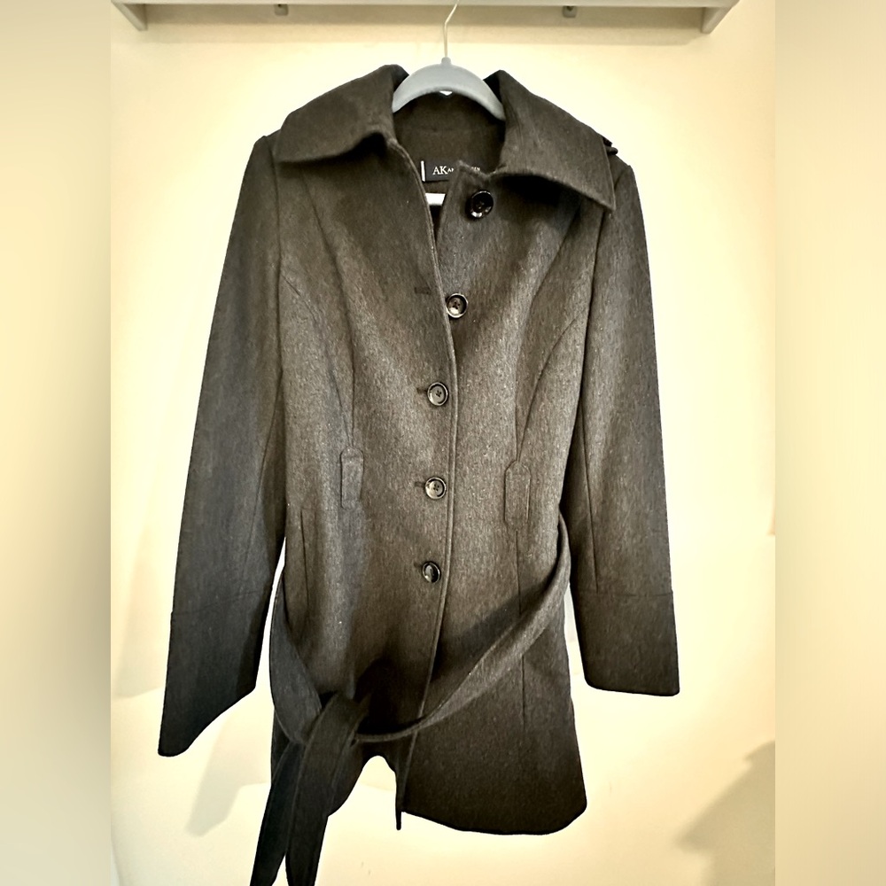 Classic Anne Klein Winter Trench Coat - Size Medium